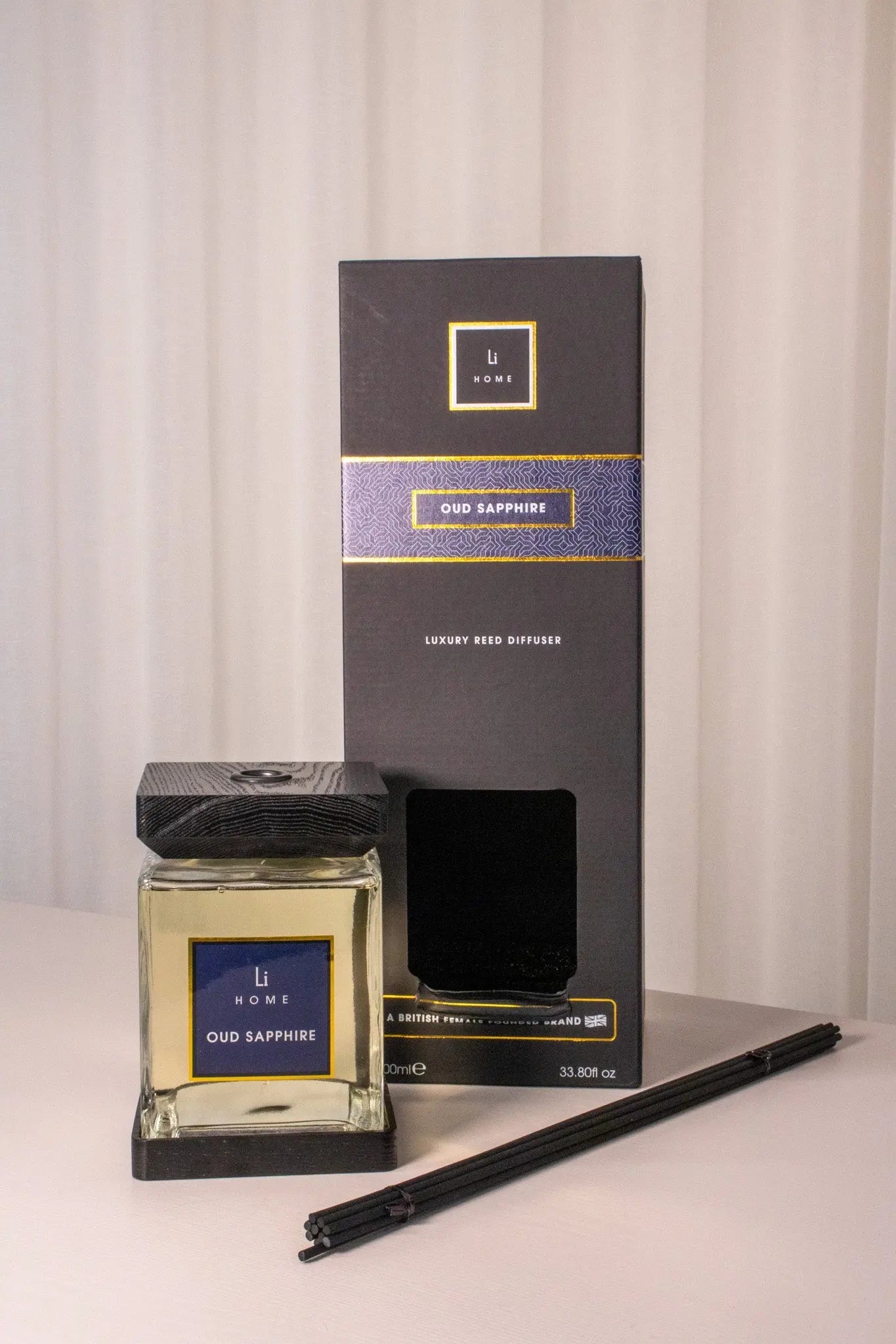 Luxury Square Diffuser - Oud Sapphire Lifestyle Home Collection