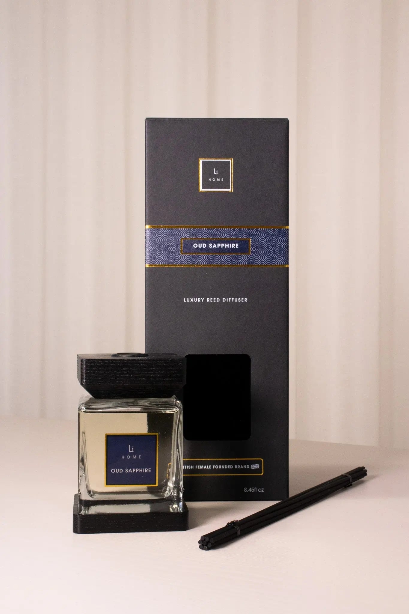 Luxury Square Diffuser - Oud Sapphire Lifestyle Home Collection