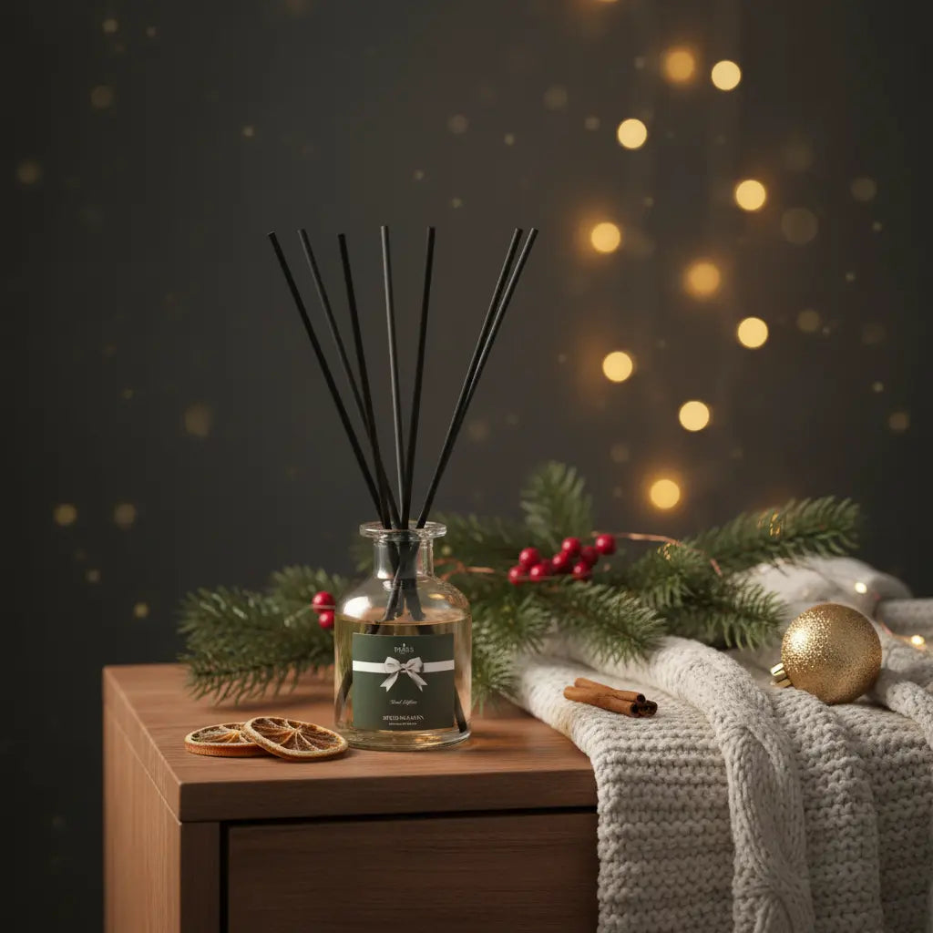 Spiced Mandarin Reed Diffuser — 100ml Parks Candles