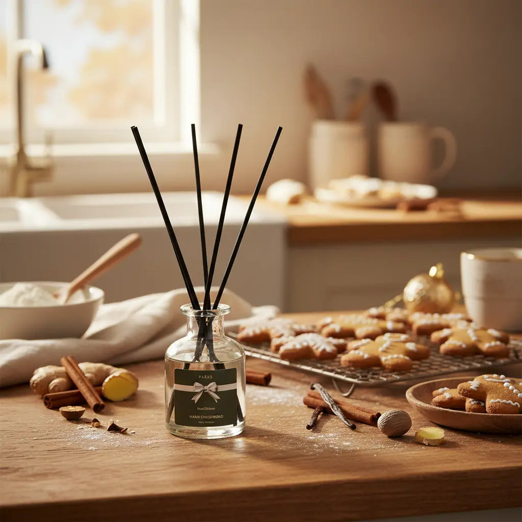 Warm Gingerbread Reed Diffuser — 100ml Parks Candles