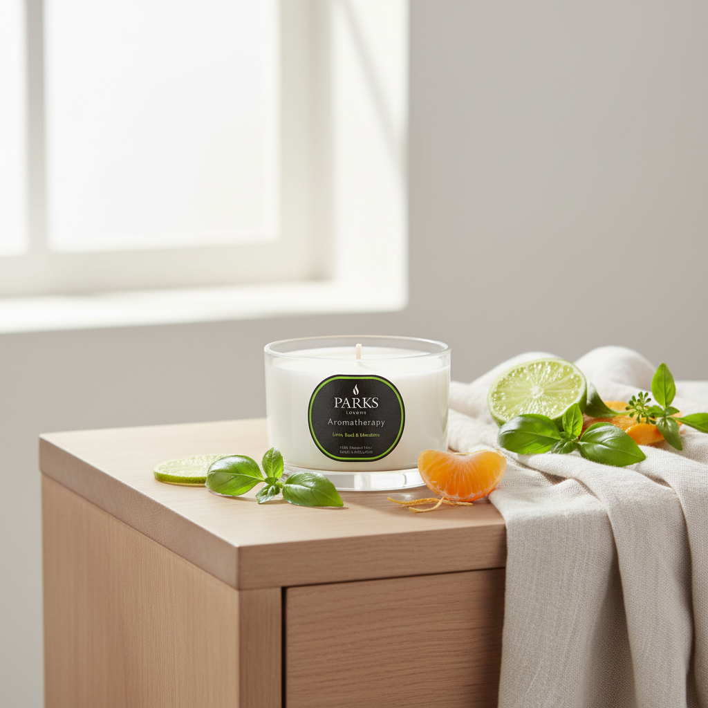 Lime, Basil & Mandarin Travel Candle