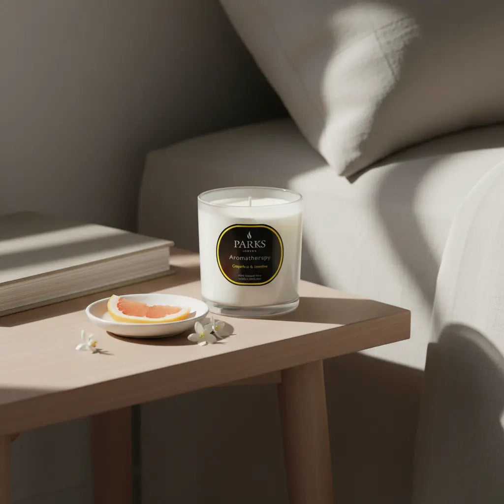 Grapefruit & Jasmine Candle — 220g Parks Candles