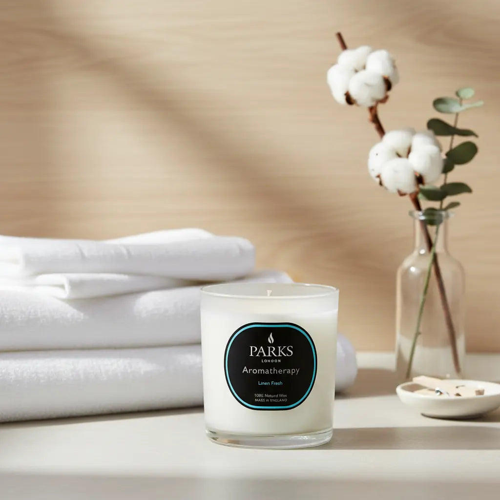 Linen Fresh Candle — 220g Parks Candles