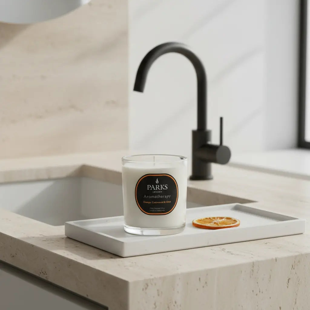 Orange Cedarwood Clove Candle — 220g Parks Candles