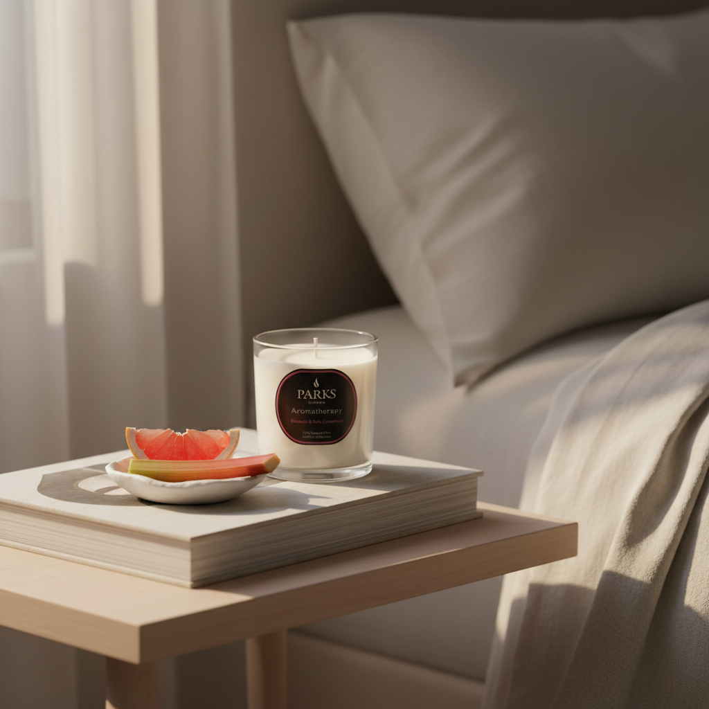 Rhubarb & Pink Grapefruit Candle — 220g