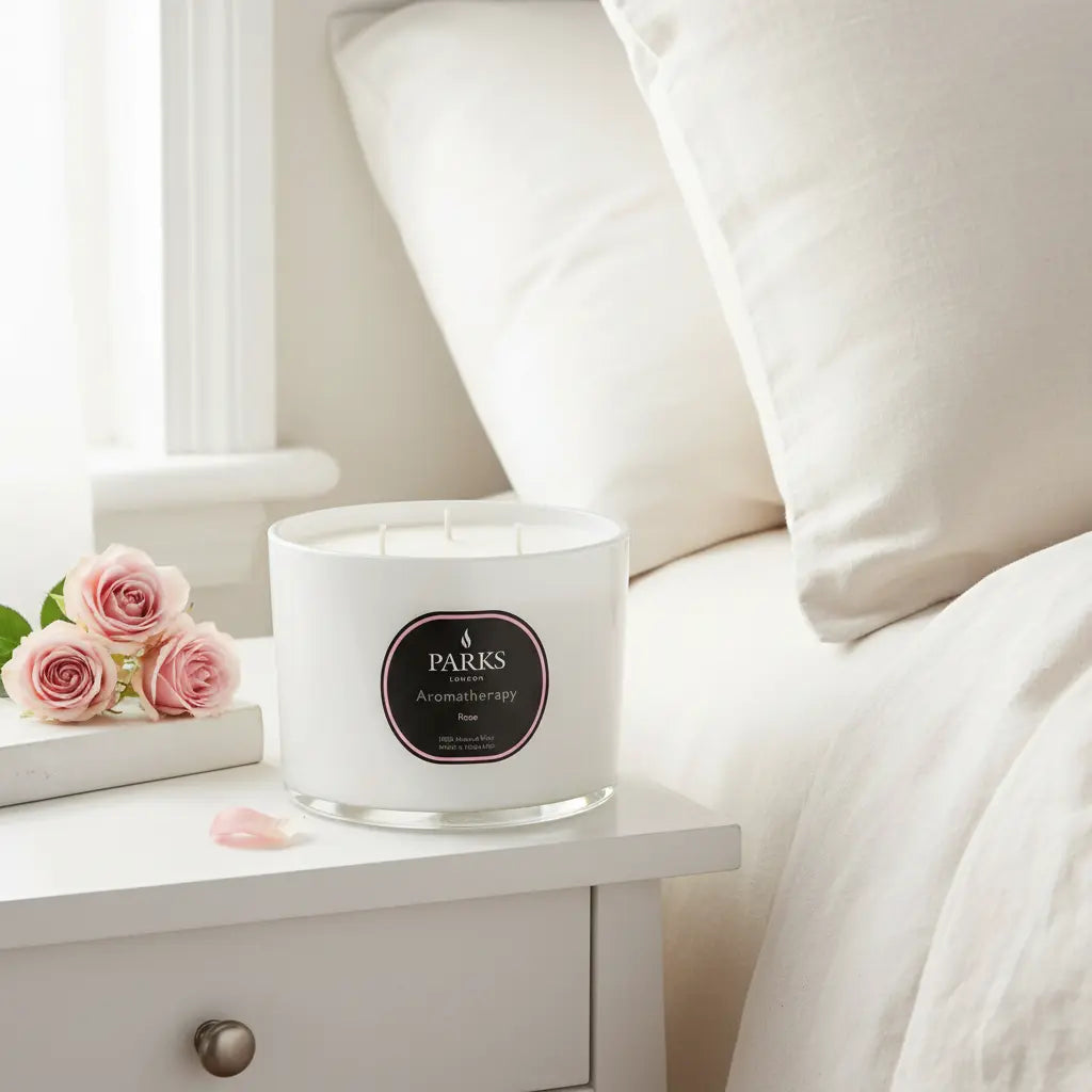 Rose 3 Wick Candle