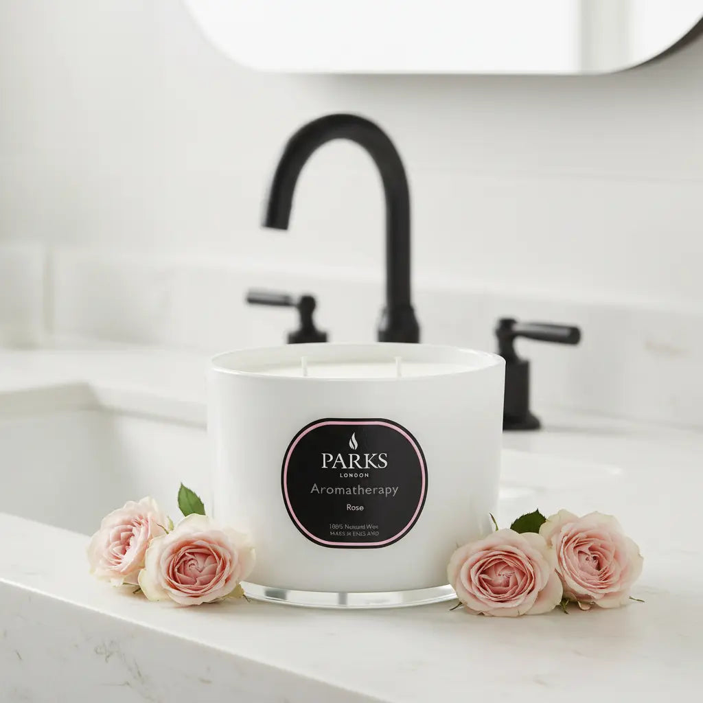 Rose 3 Wick Candle