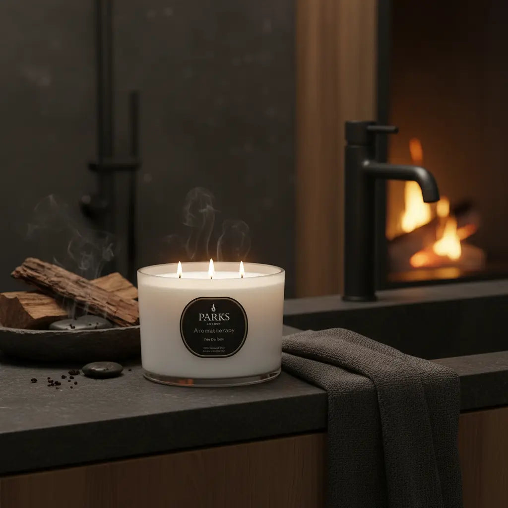 Feu de Bois 3 Wick Candle Parks Candles