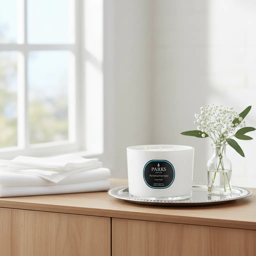 Linen Fresh 3 Wick Candle