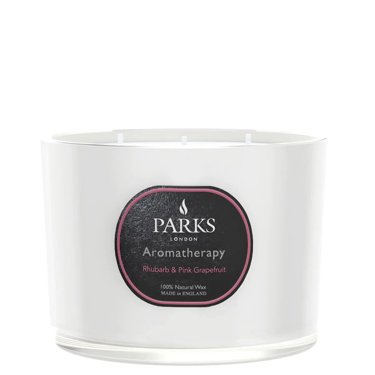 Rhubarb & Pink Grapefruit 3 Wick Candle