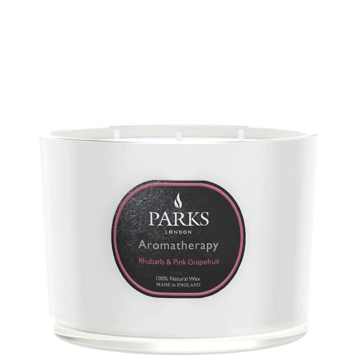 Rhubarb & Pink Grapefruit 3 Wick Candle