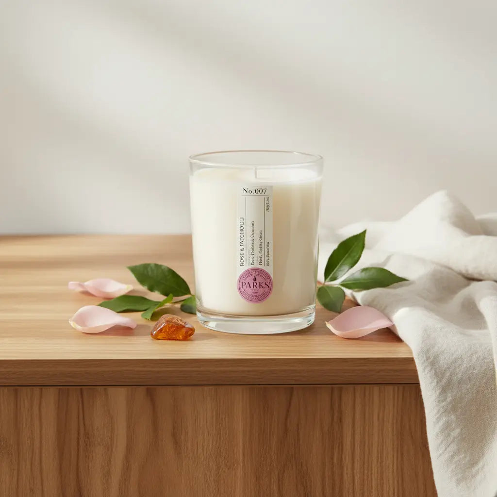 Rose & Patchouli Candle — 180g