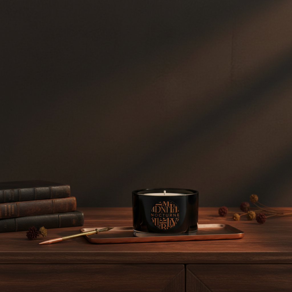 Nocturne Midnight Library Travel Candle