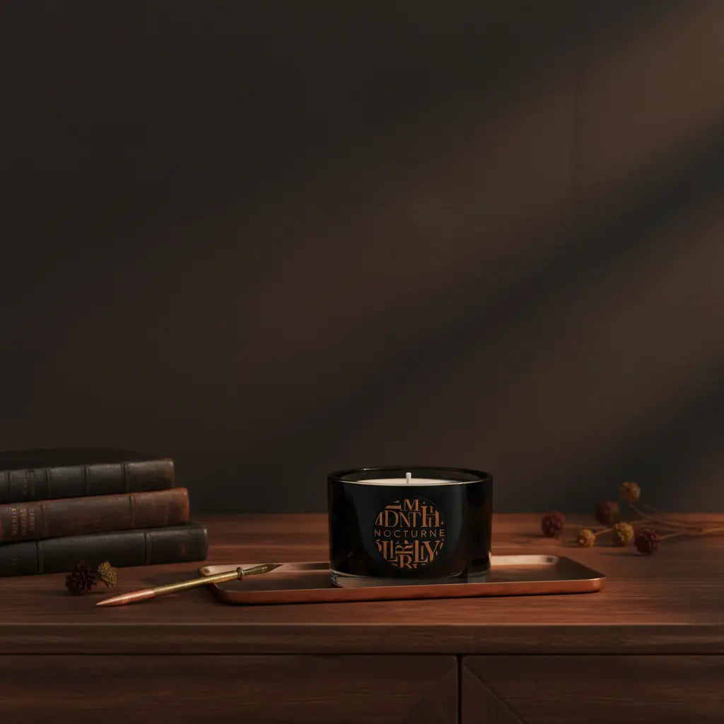 Nocturne Midnight Library Travel Candle
