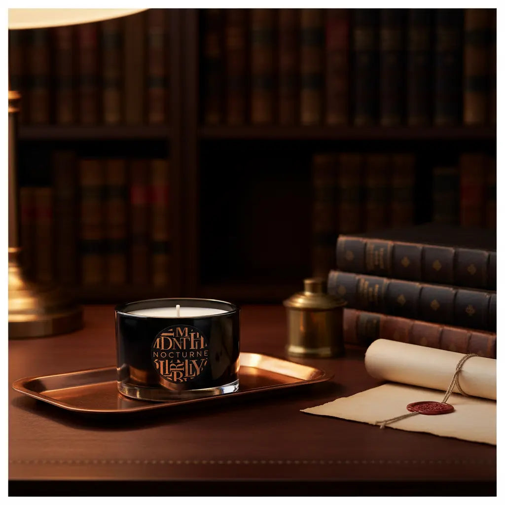Nocturne Midnight Library Travel Candle