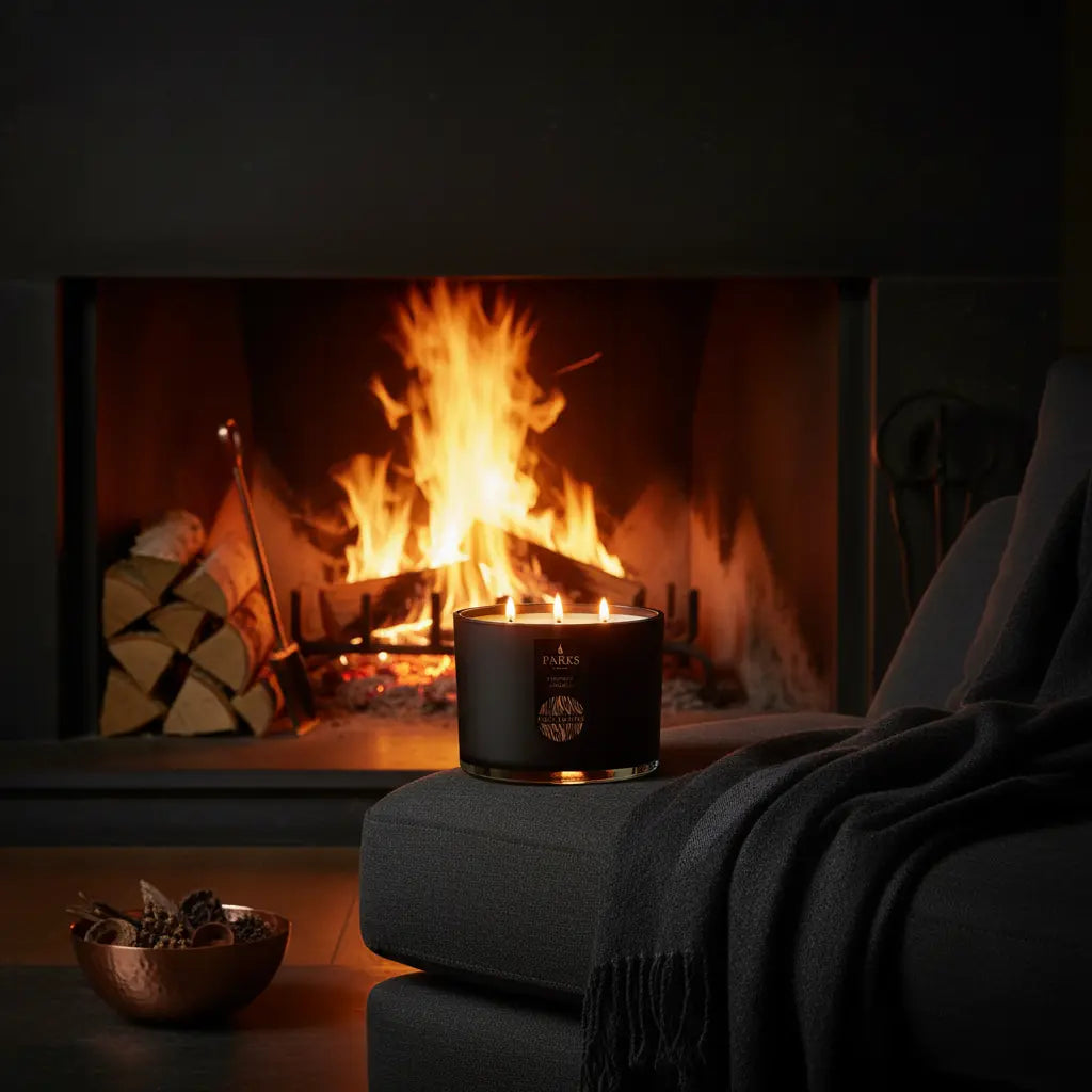 Fireside Embers 3 Wick Candle