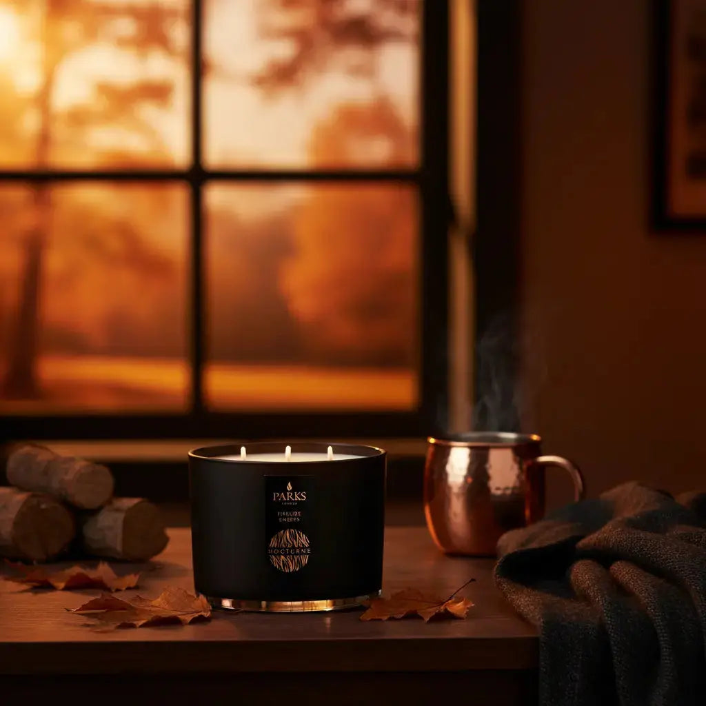 Fireside Embers 3 Wick Candle Parks Candles