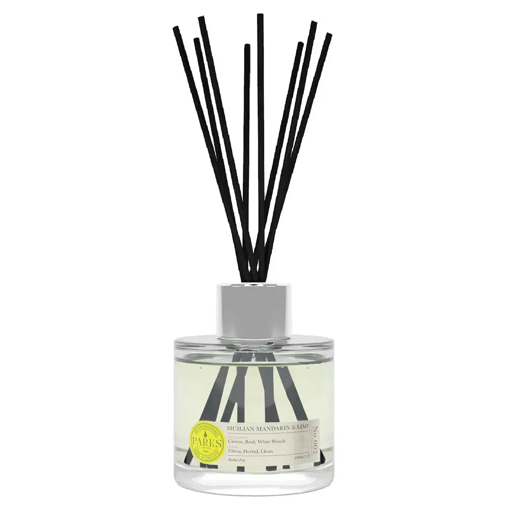 Sicilian Mandarin & Lime Reed Diffuser — 100ml Parks Candles