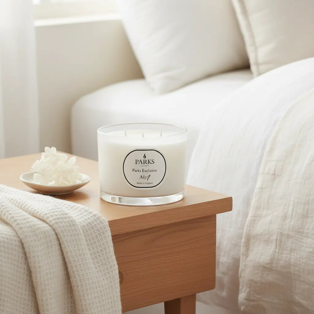 No. 1 – Sandalwood & Vanilla 3 Wick Candle