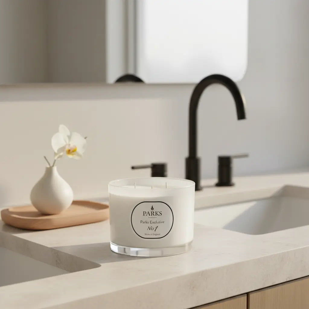 No. 1 – Sandalwood & Vanilla 3 Wick Candle