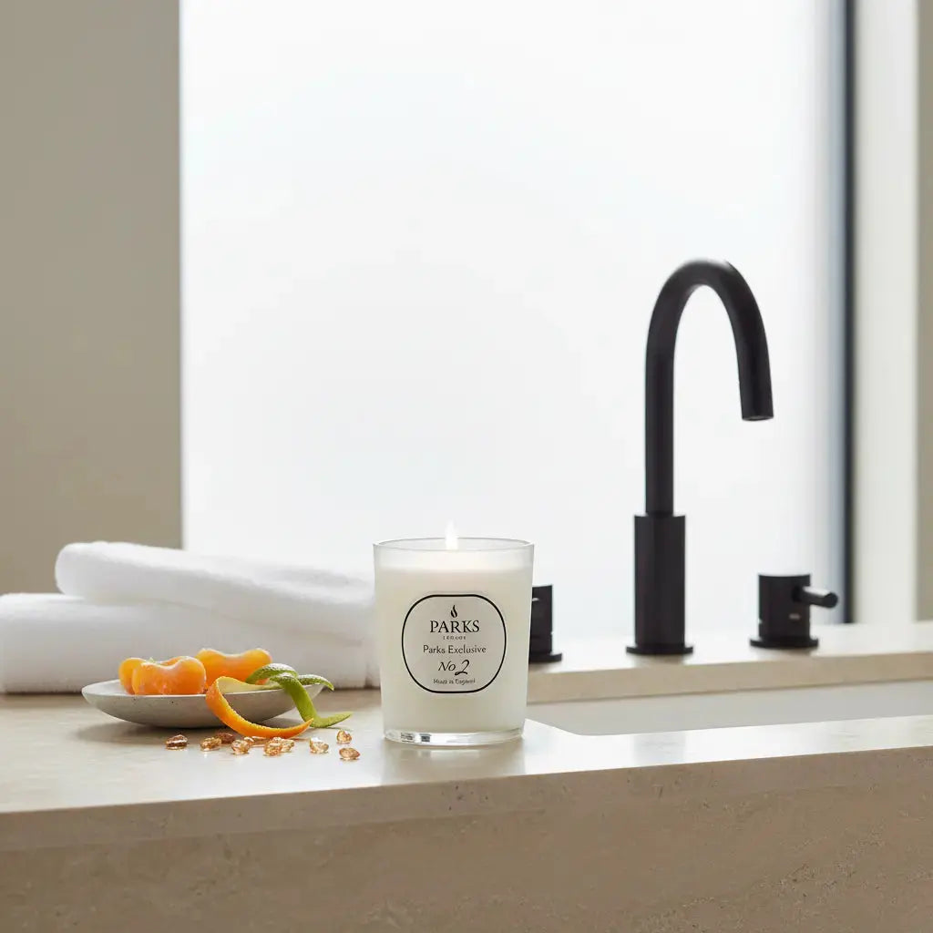 No. 2 – Mandarin & Bergamot Candle — 180g Parks Candles