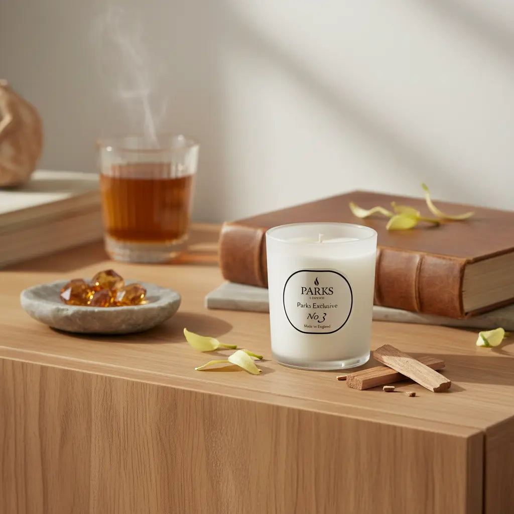 No. 3 – Sandalwood & Ylang Ylang Candle — 180g Parks Candles