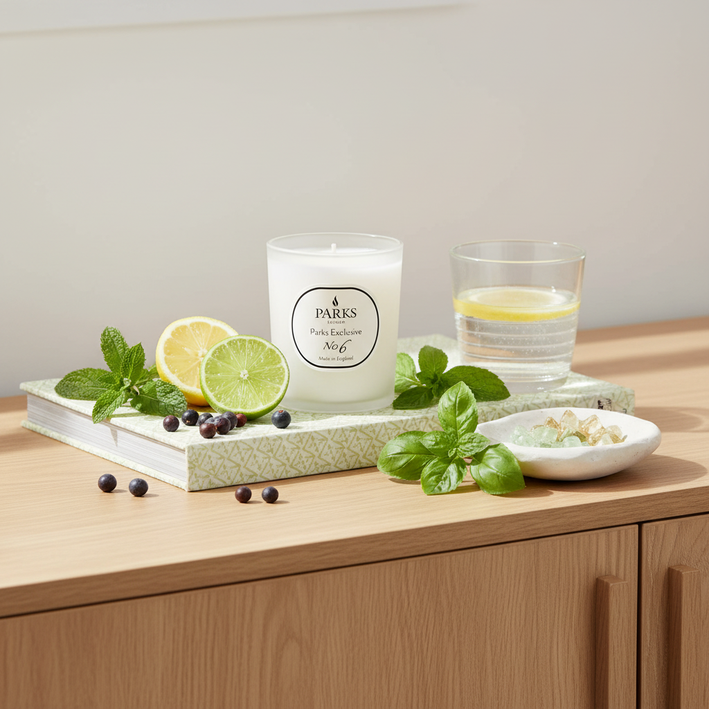 No. 6 - Lime, Citrus & Juniper Candle — 180g