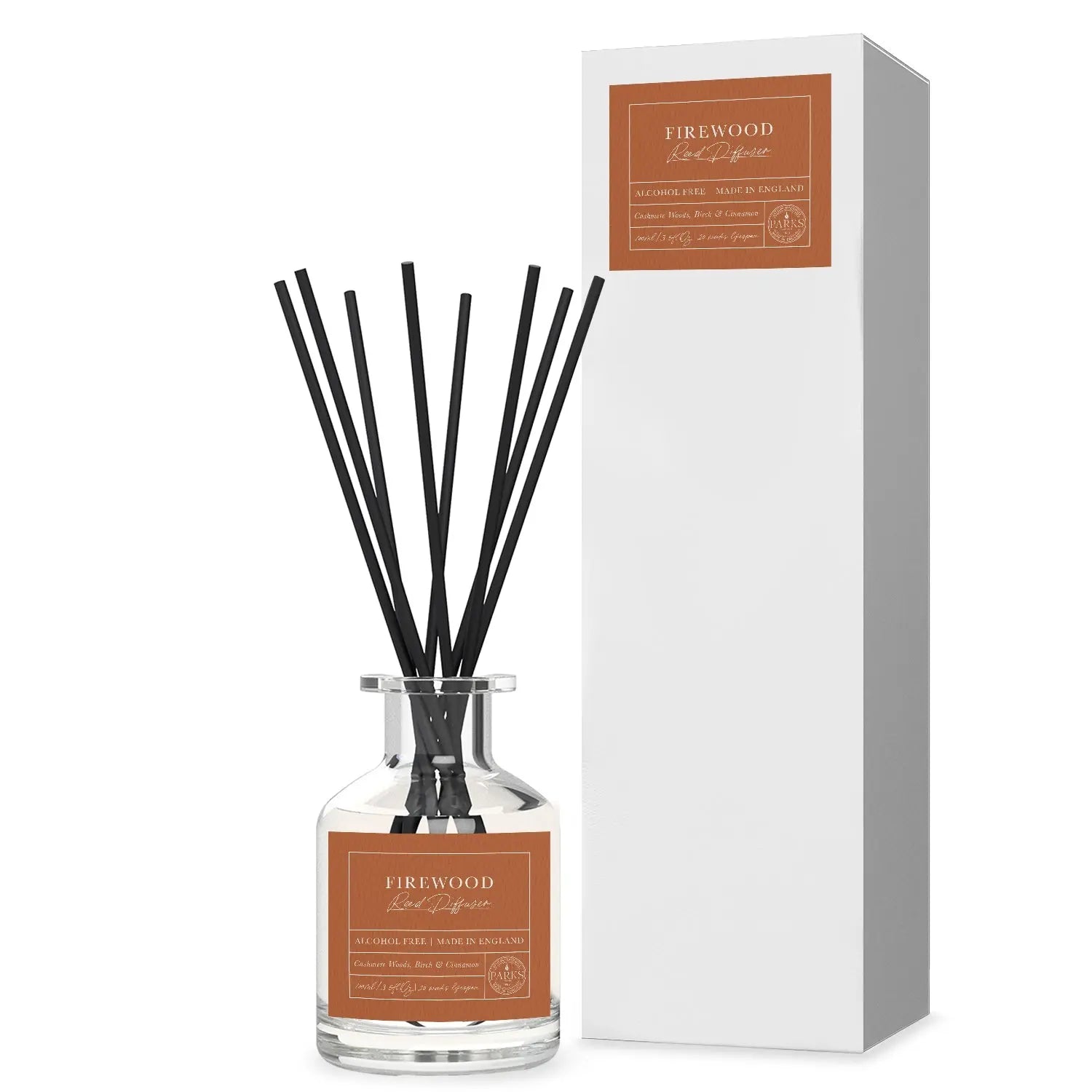 Autumn Special Edition Firewood Reed Diffuser — 100ml Parks Candles