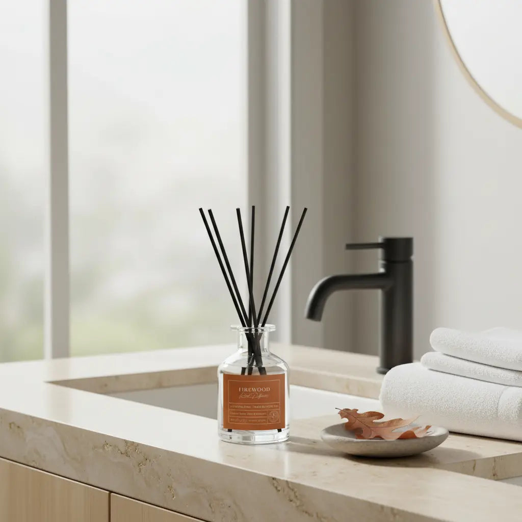 Autumn Special Edition Firewood Reed Diffuser — 100ml Parks Candles