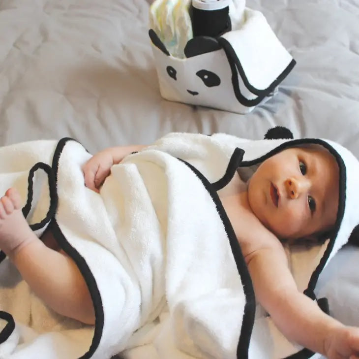 Bamboo Panda Baby Bath Essentials (Set of 8)