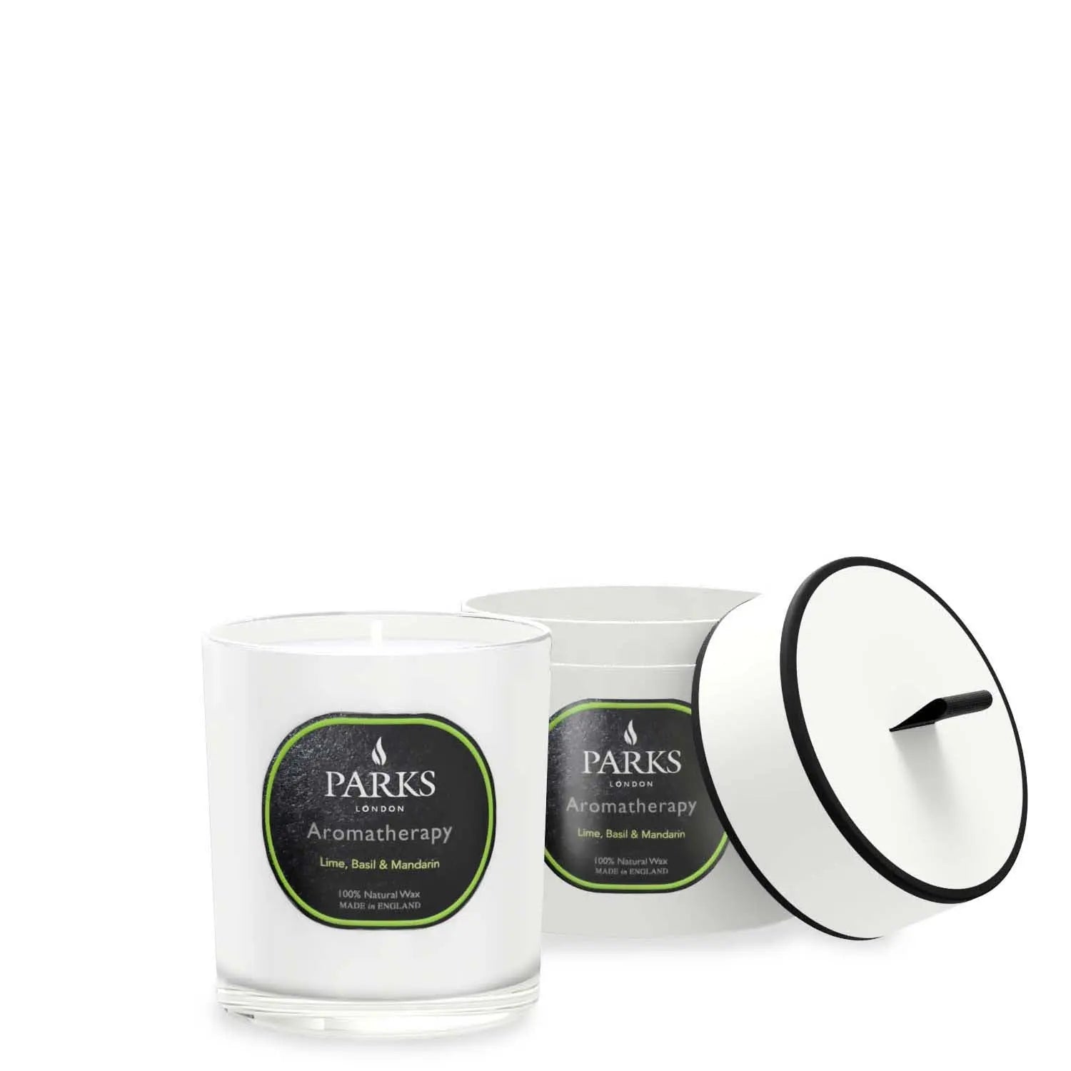 Lime, Basil & Mandarin Candle — 220g Parks Candles