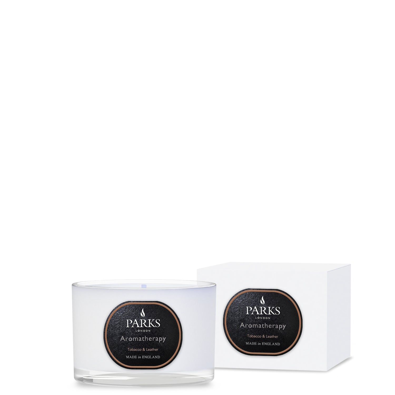 Tobacco & Leather Travel Candle