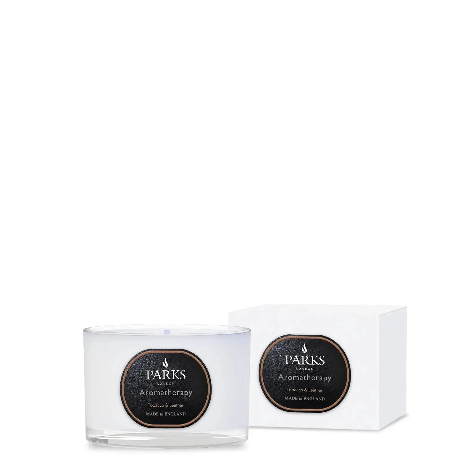 Tobacco & Leather Travel Candle Parks Candles
