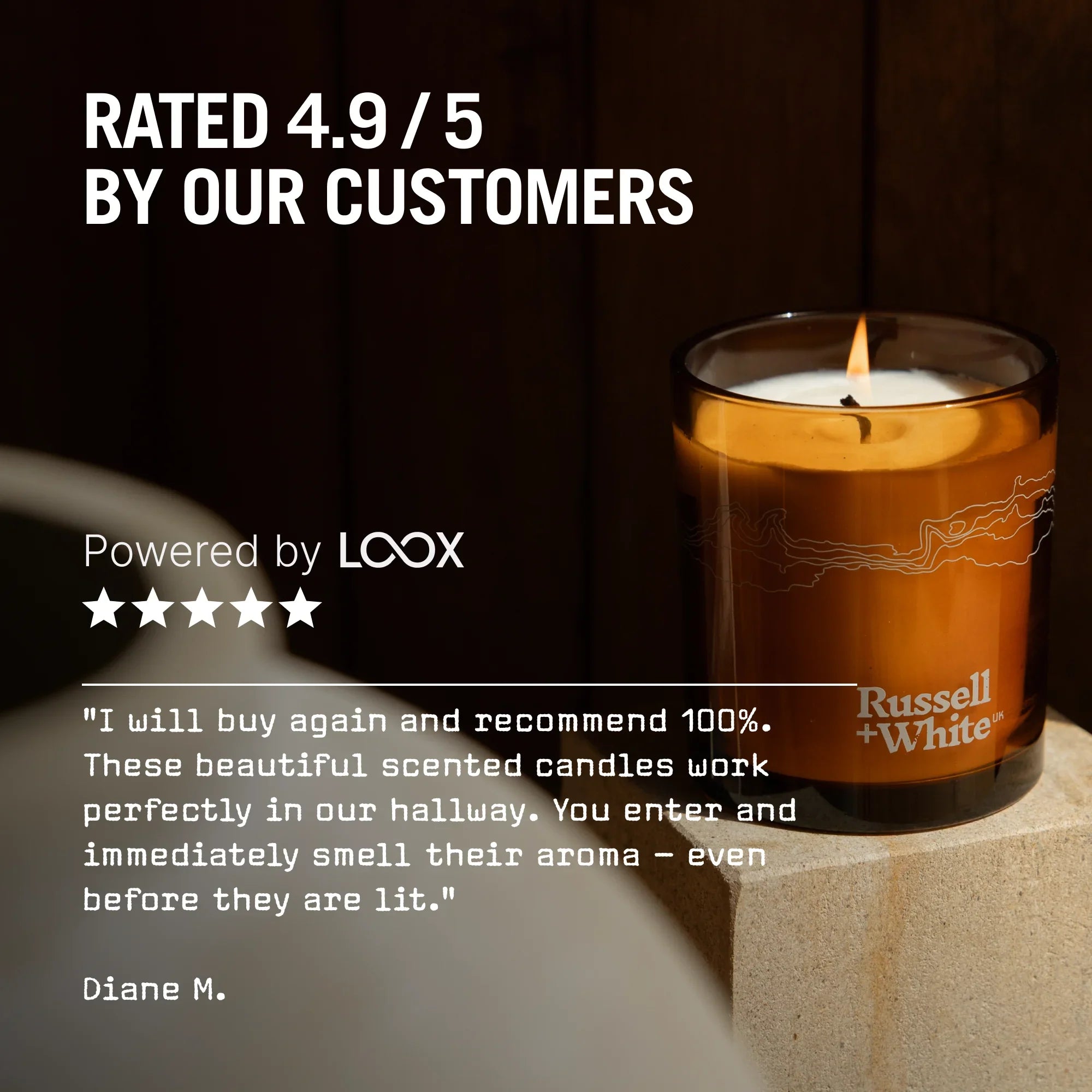Oud Fortune 250g Scented Soy Candle Refill