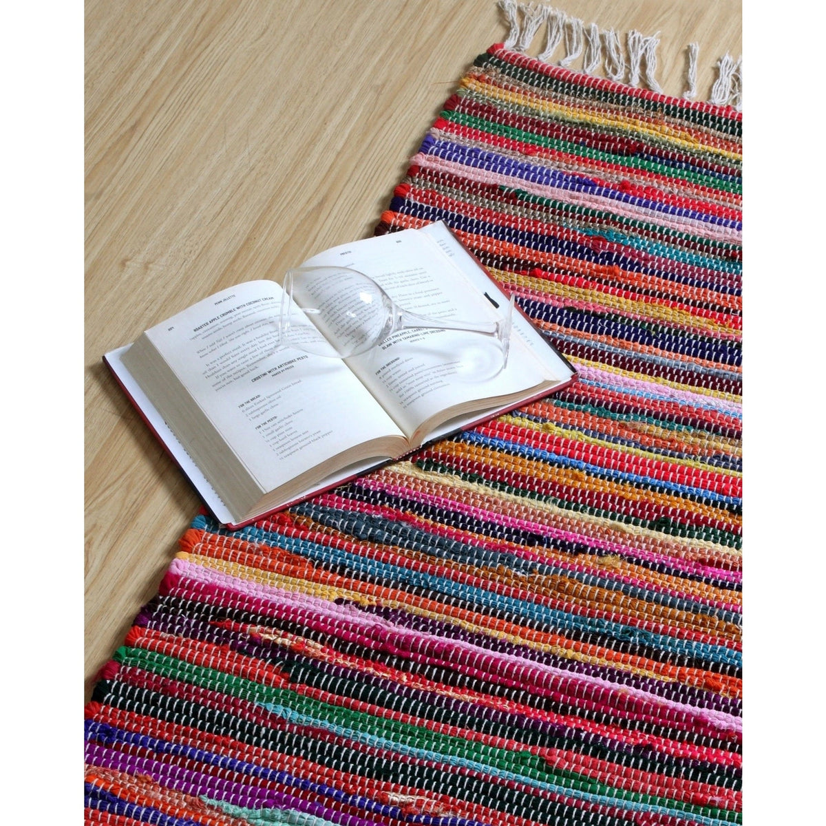 SHANTI Shabby Chic Rag Rug