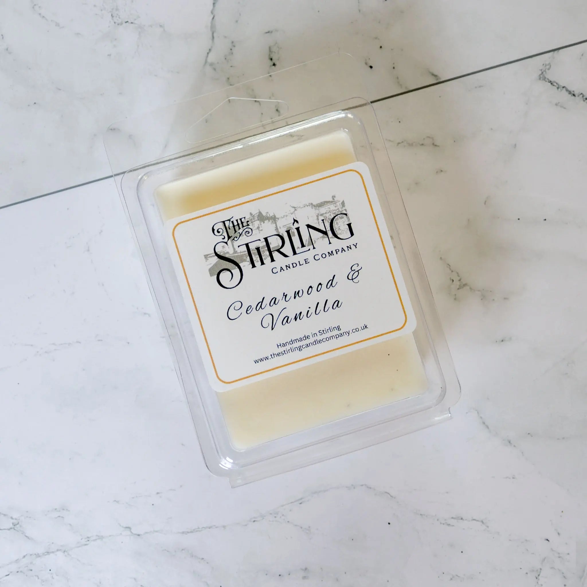 Cedarwood & Vanilla – Wax Melt Clamshell