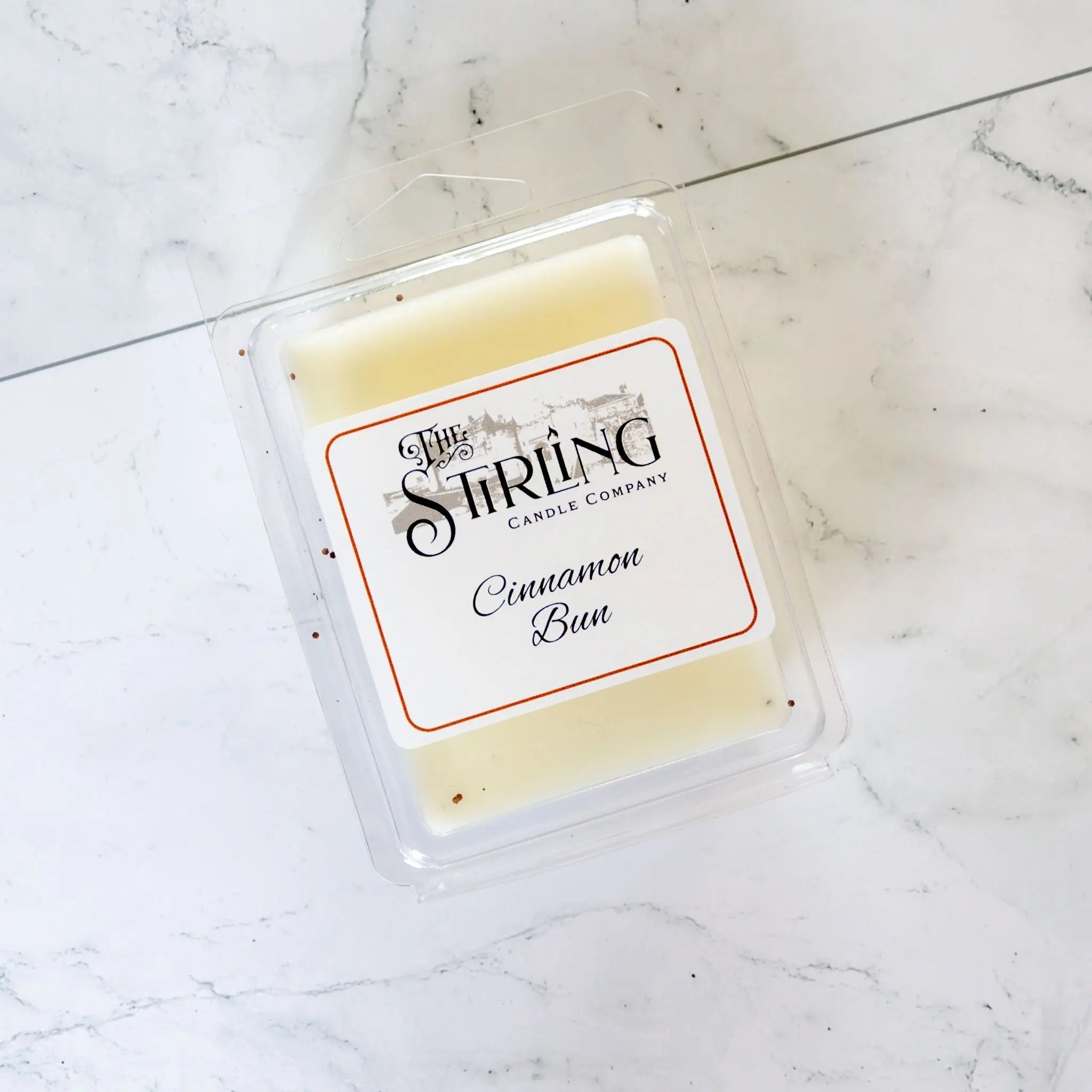 Cinnamon Bun – Wax Melt Clamshell The Stirling Candle Company