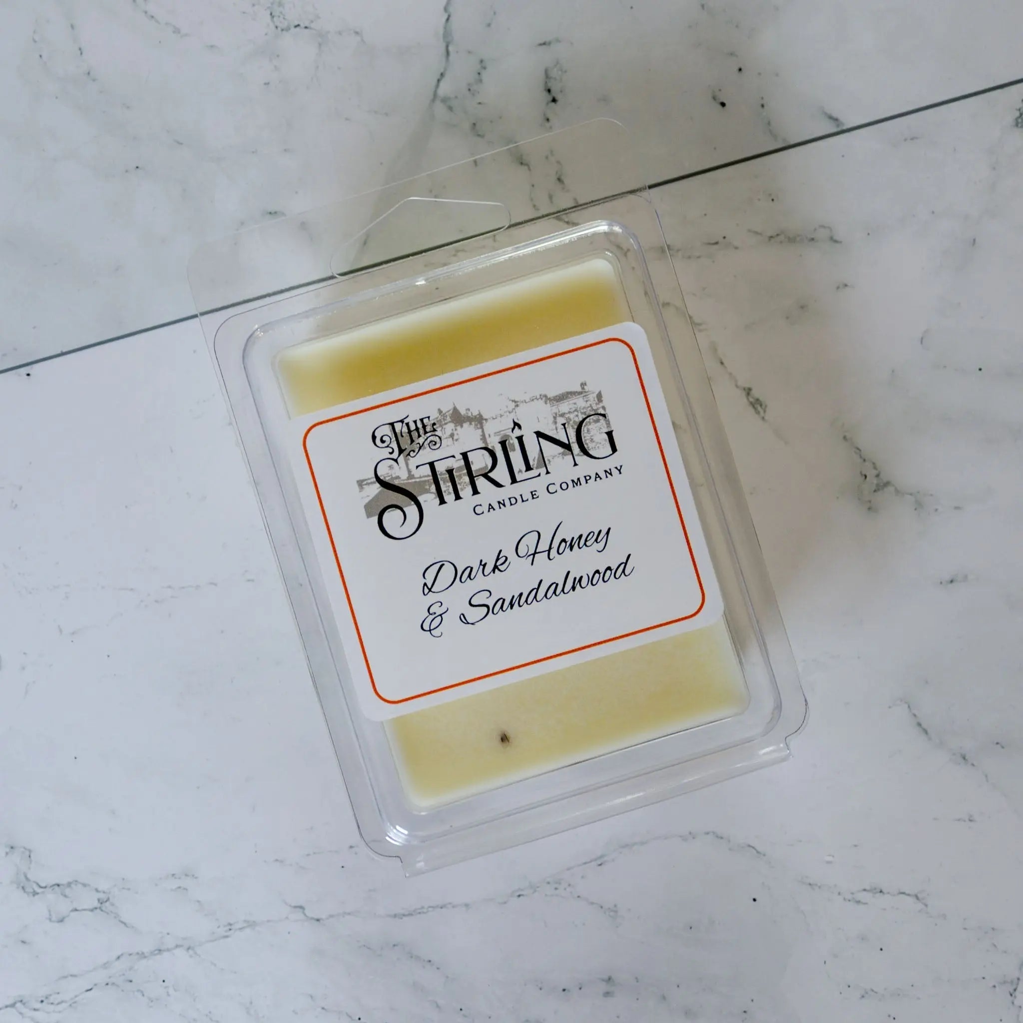 Dark Honey & Sandalwood – Wax Melt Clamshell