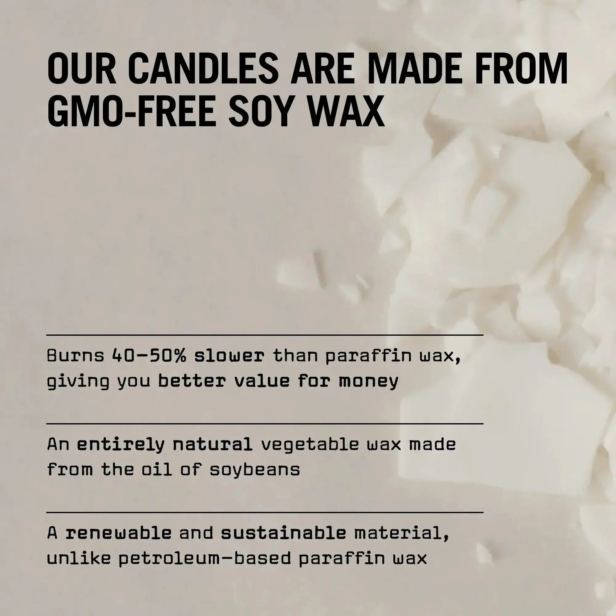 Sugi 250g Scented Soy Candle Refill Russell + White