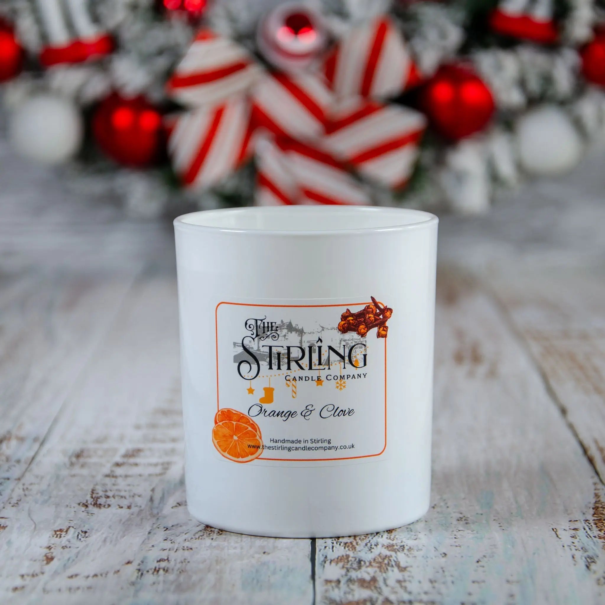 Orange & Clove – Large Candle The Stirling Candle Company