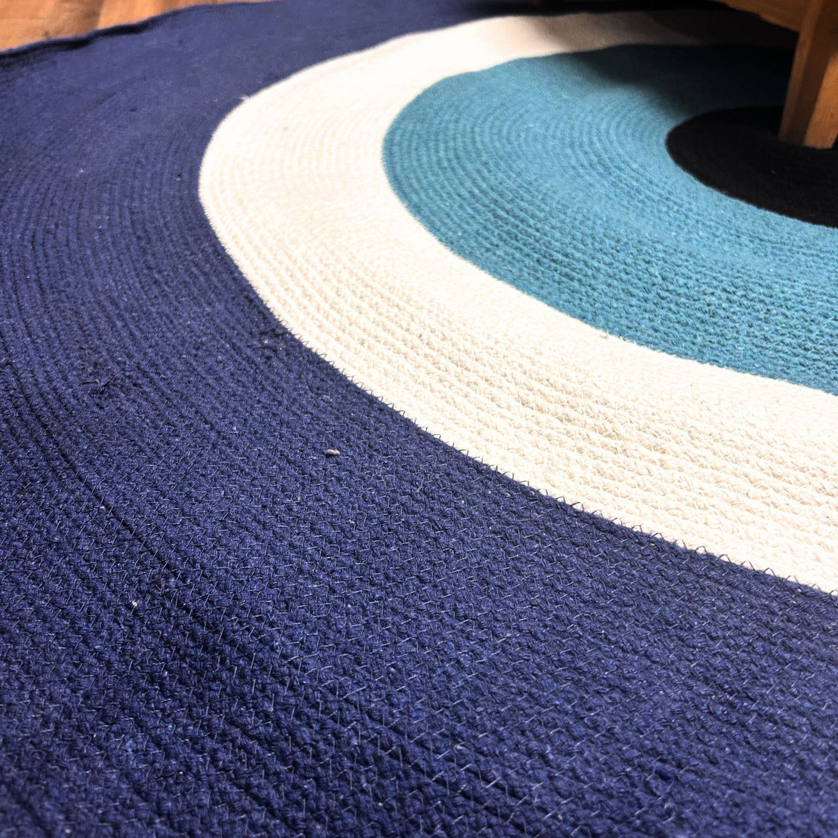 Cotton Rope Evil Eye Rug | 150 X 150cm