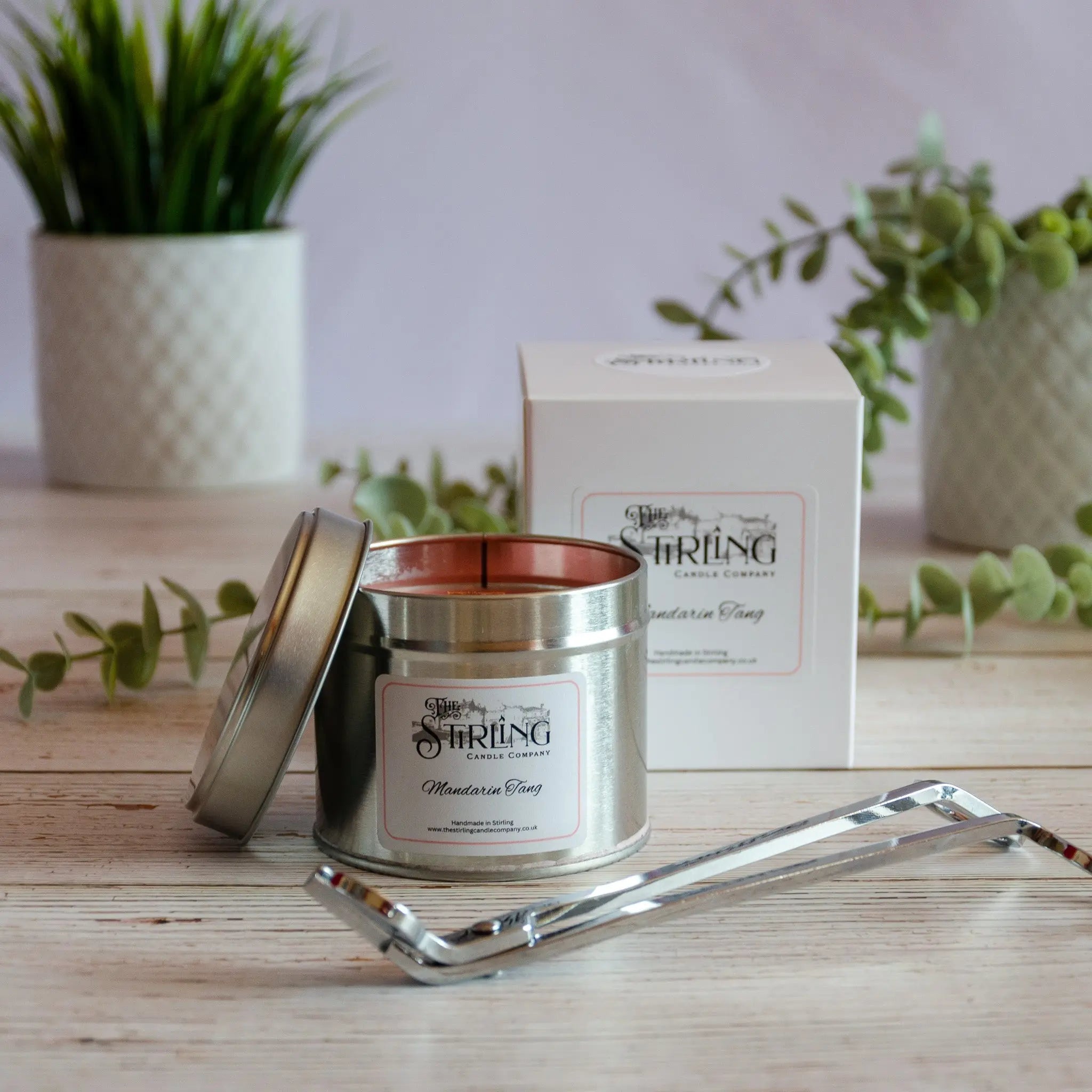 Mandarin Tang – Travel Tin Candle – Wooden Wick