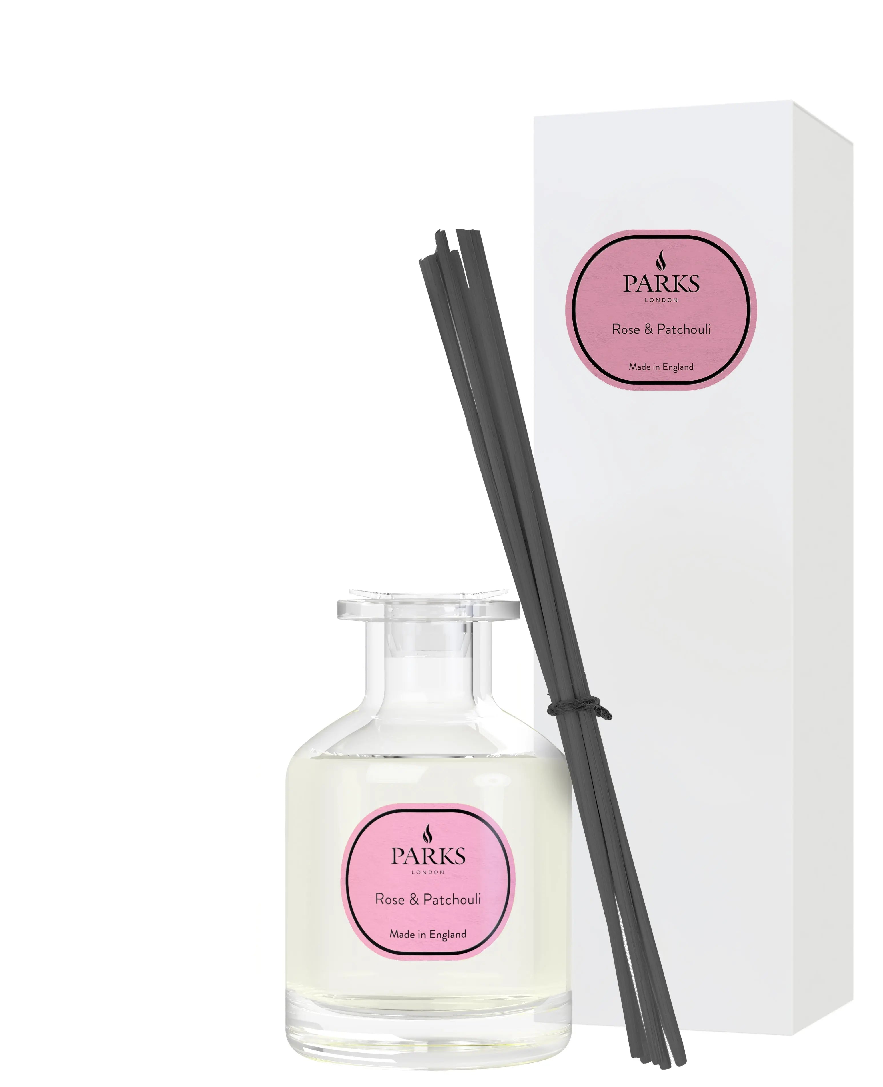 Rose & Patchouli Reed Diffuser — 100ml Parks Candles