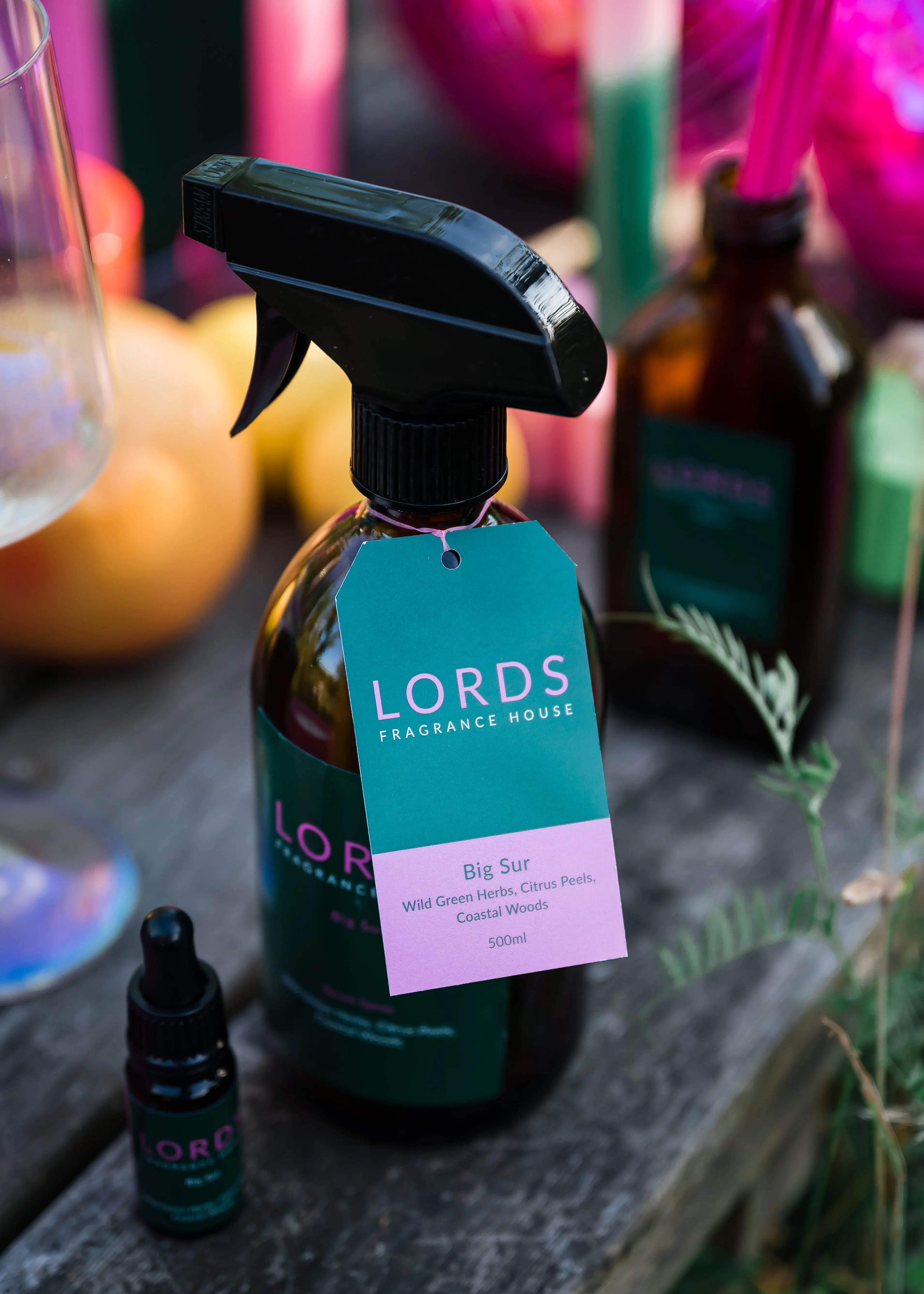 Room & Linen Sprays Amber Glass LORDS Fragrance House