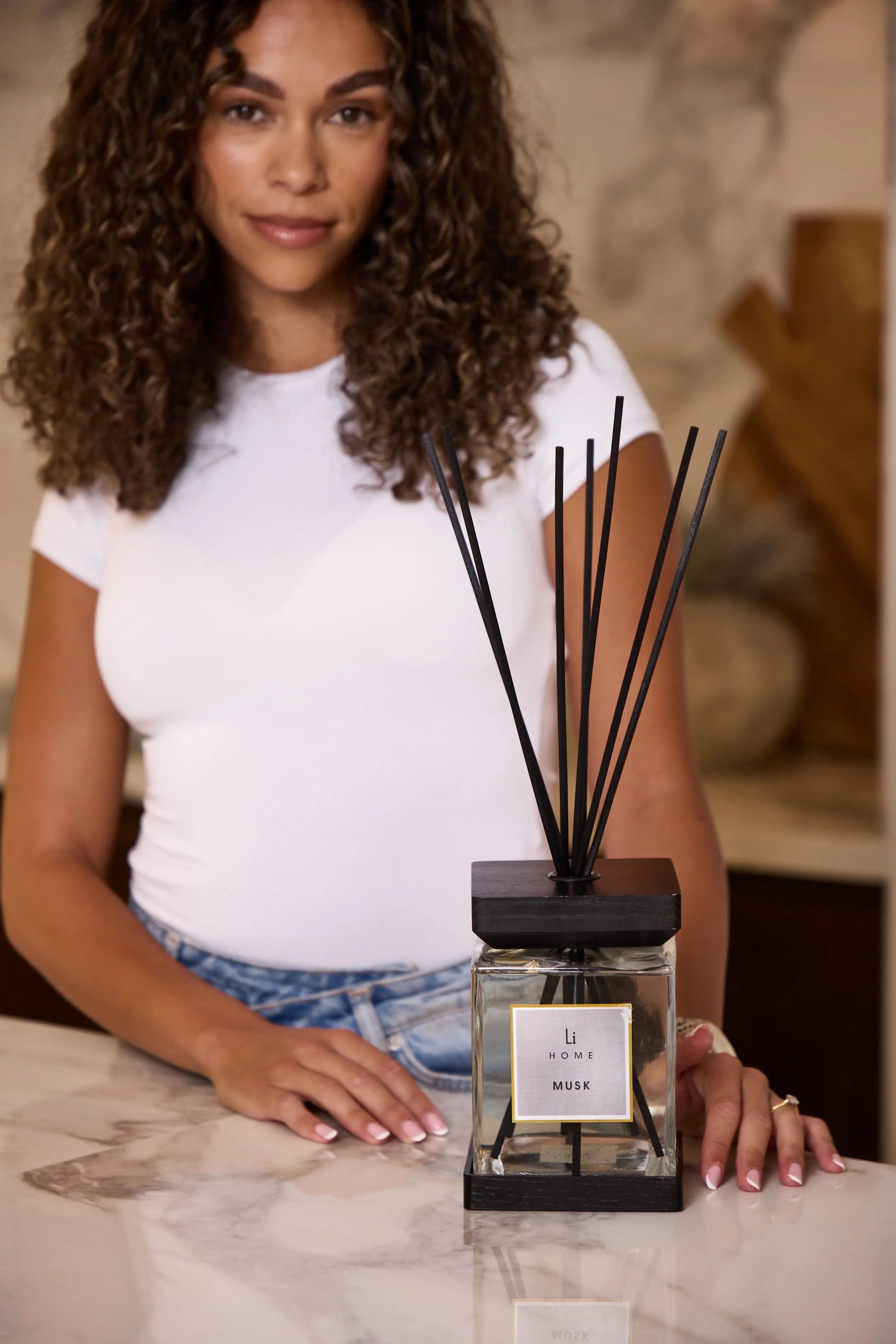 Luxury Square Diffuser - Musk Lifestyle Home Collection