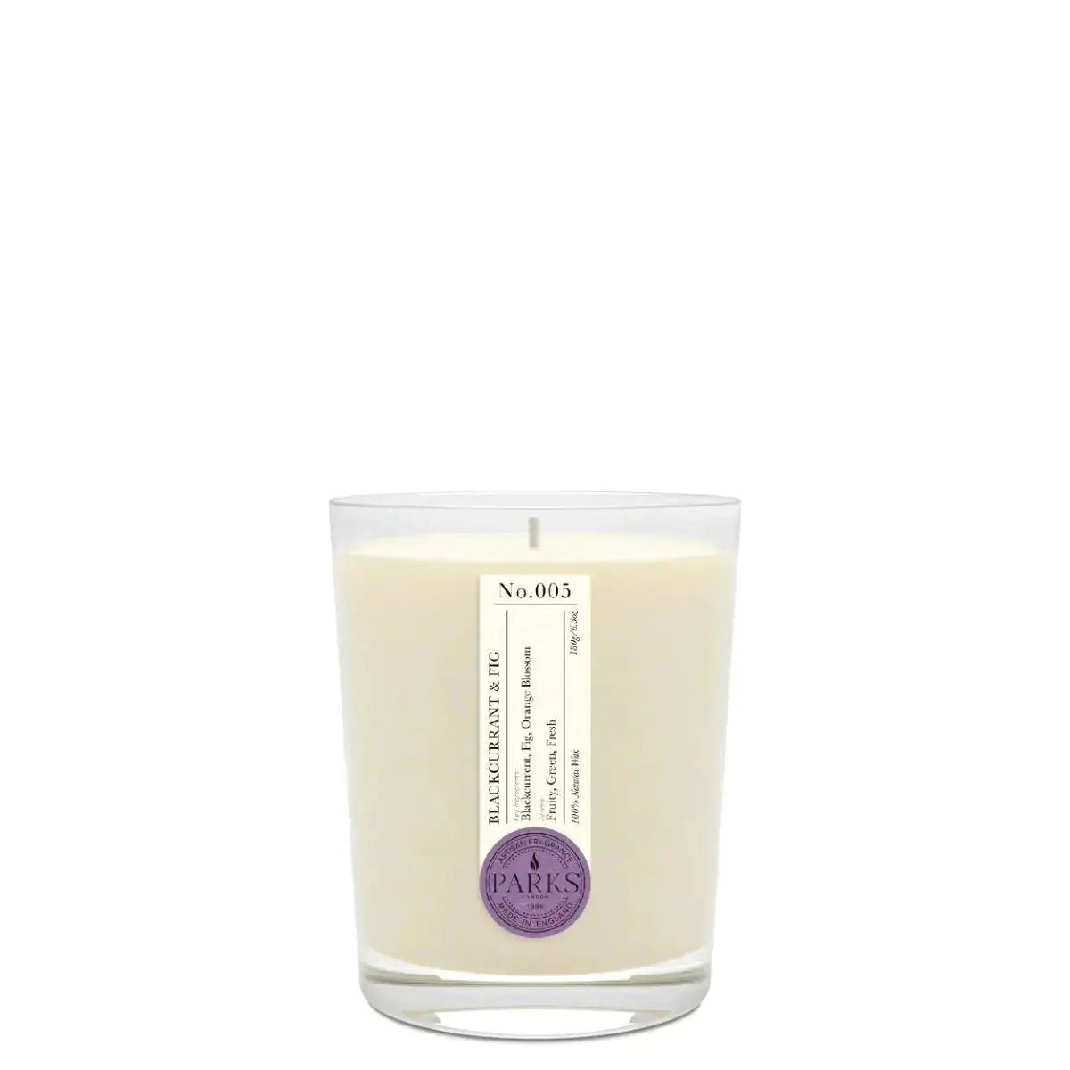 Blackcurrant & Fig Candle — 180g Parks Candles