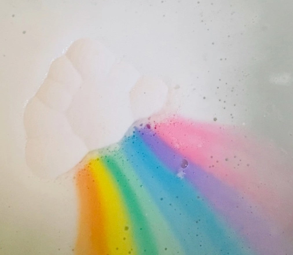 Handmade Rainbow 6 Colour Bath Bomb | Pack of 2