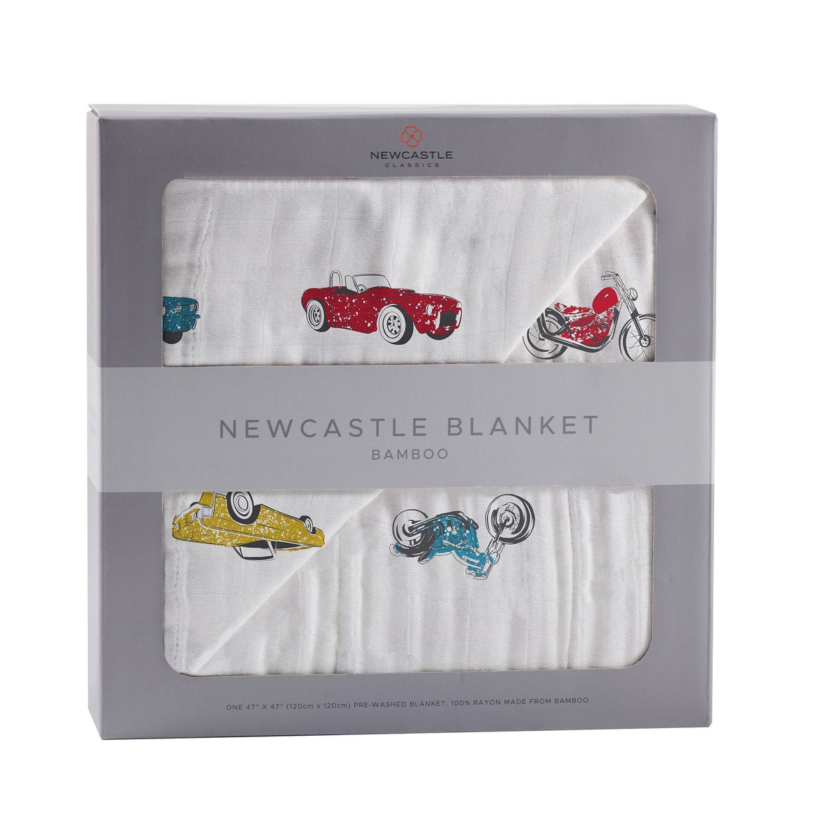 Vintage Muscle Cars and Motorcycles Newcastle Blanket