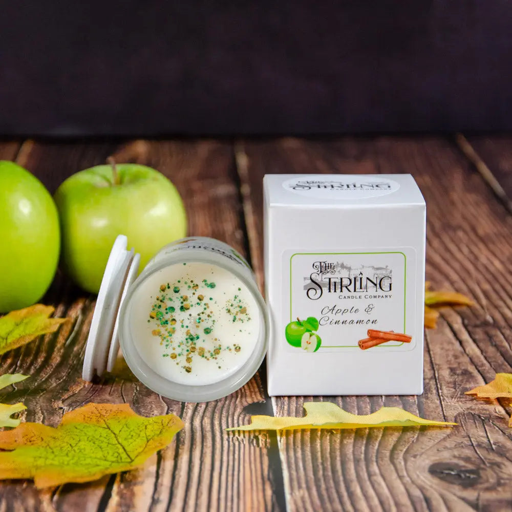 Apple & Cinnamon – Small Candle The Stirling Candle Company