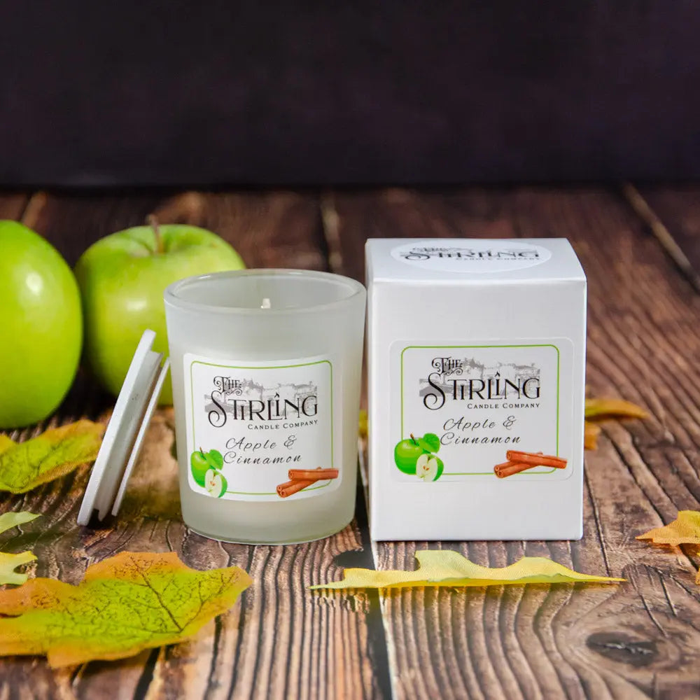 Apple & Cinnamon – Small Candle The Stirling Candle Company